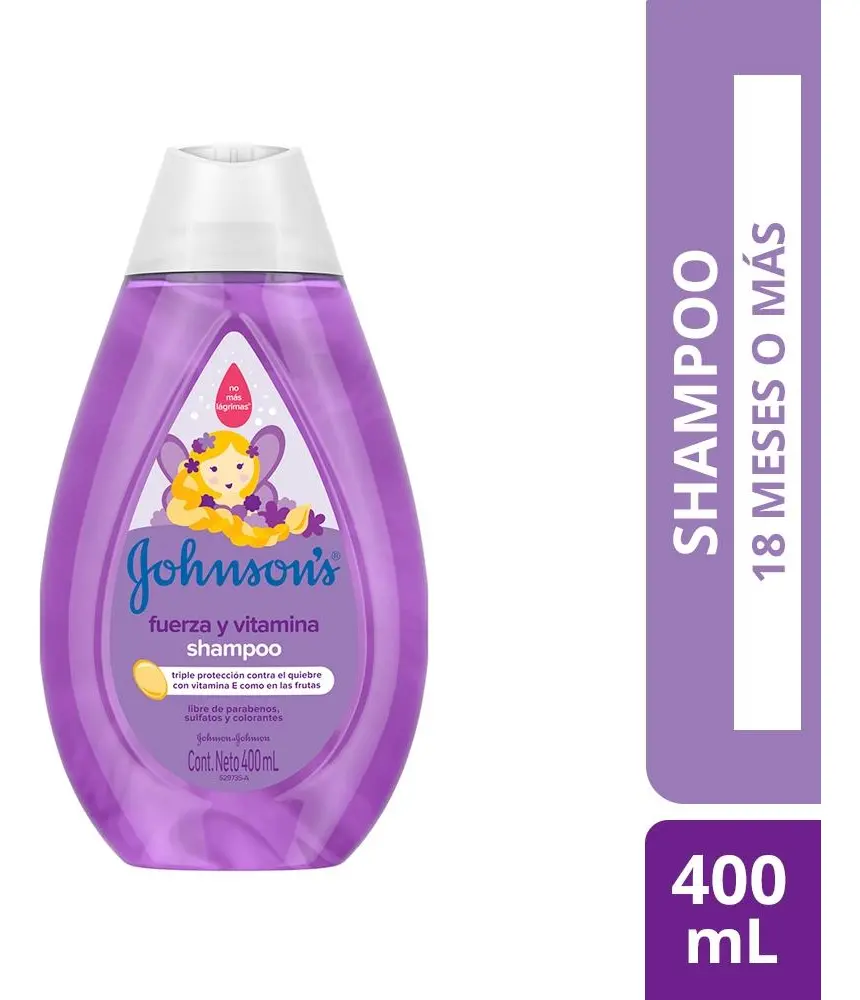 JOHNSON SHAMPOO FUERZA Y VITAMINA 400 ML