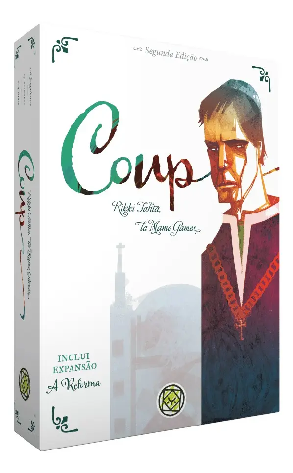 Jogo De Cartas Coup 2ª Edição Grok Mandala Jogos Português 