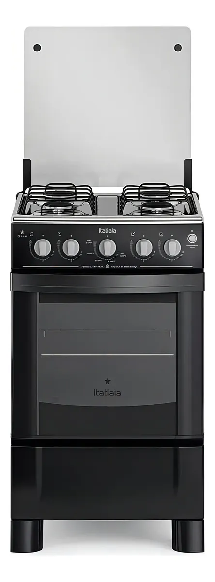 Fogão 4 Bocas A Gás Itatiaia Star Ng Preto Bivolt - Imagem 4