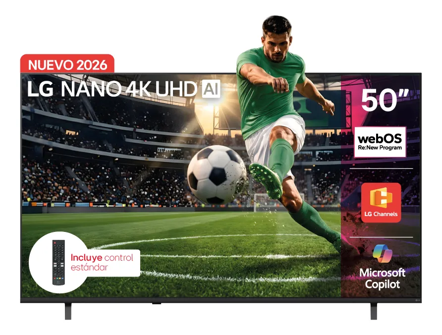 Televisor LG 50 Pulgadas Nano 4k Uhd Ia 50nu851bpsg.awc