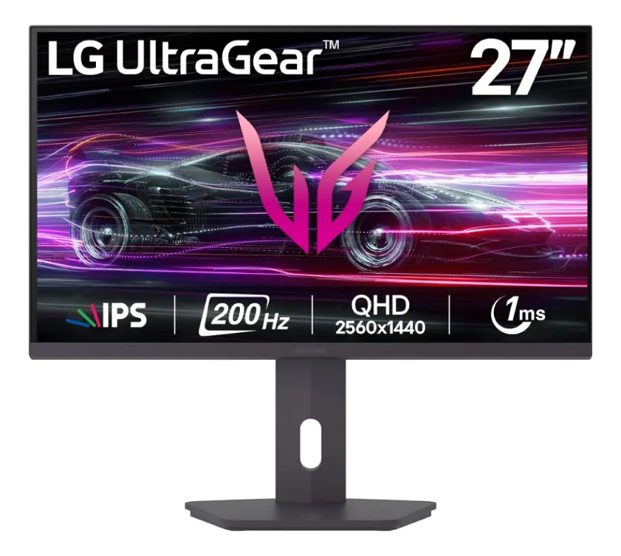 Monitor LG Gamer 27" UltraGear QHD IPS con 200Hz