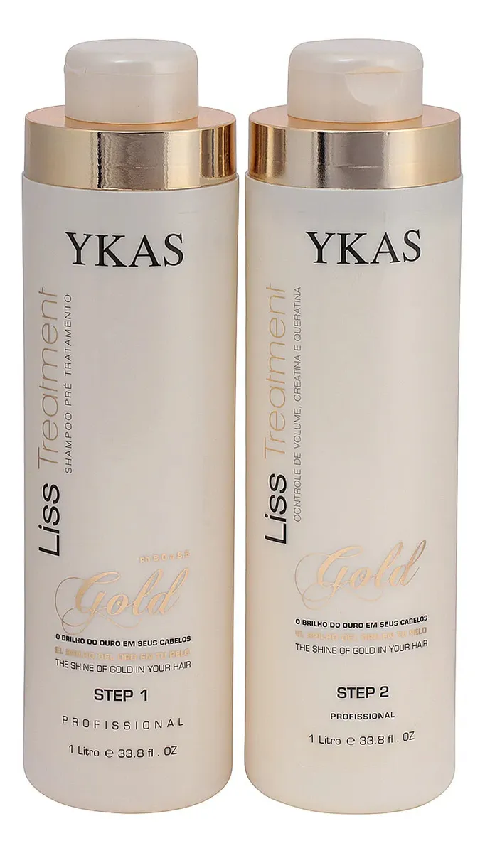 Progressiva Ykas Liss Treatment Gold Duo Pro 2x1000ml