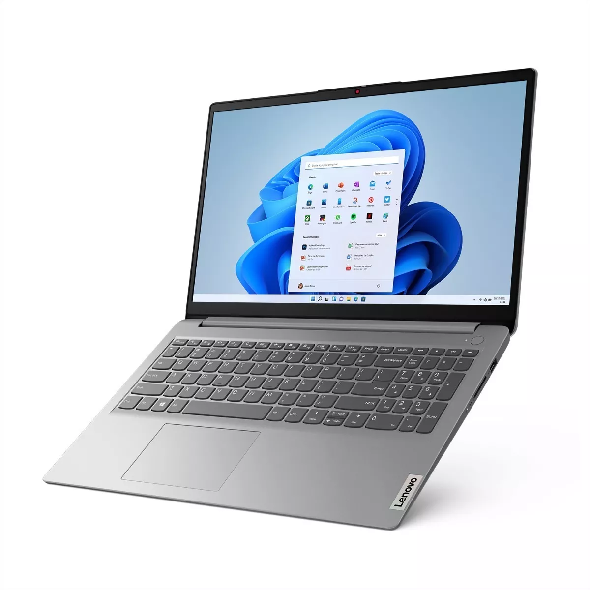 Notebook Lenovo Ideapad 1 - Intel Celeron N4020 - 4GB RAM - 128 GB SSD - Windows 11 Home - Tela LED de 15.6" - 82VX0001BR