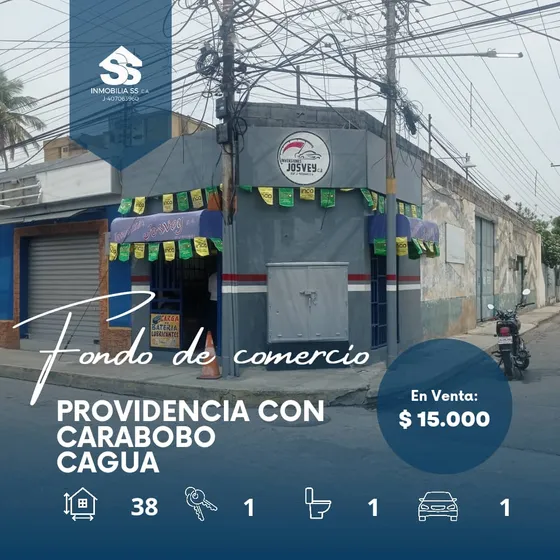 Fondo De Comercio En Venta - En Cagua 