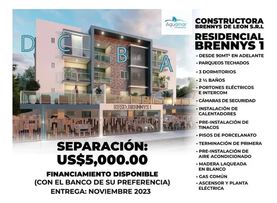 Vendo Apartamentos En La Urb. Olimpo En Herrera, Santo Domingo Oeste, República Dominicana
