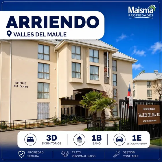 Depto En Arriendo A Pasos De La Utal I Valles Del Maule