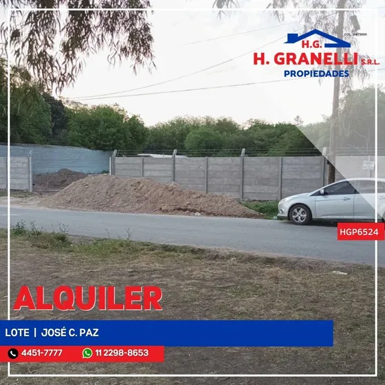 Terreno En Alquiler En José C Paz