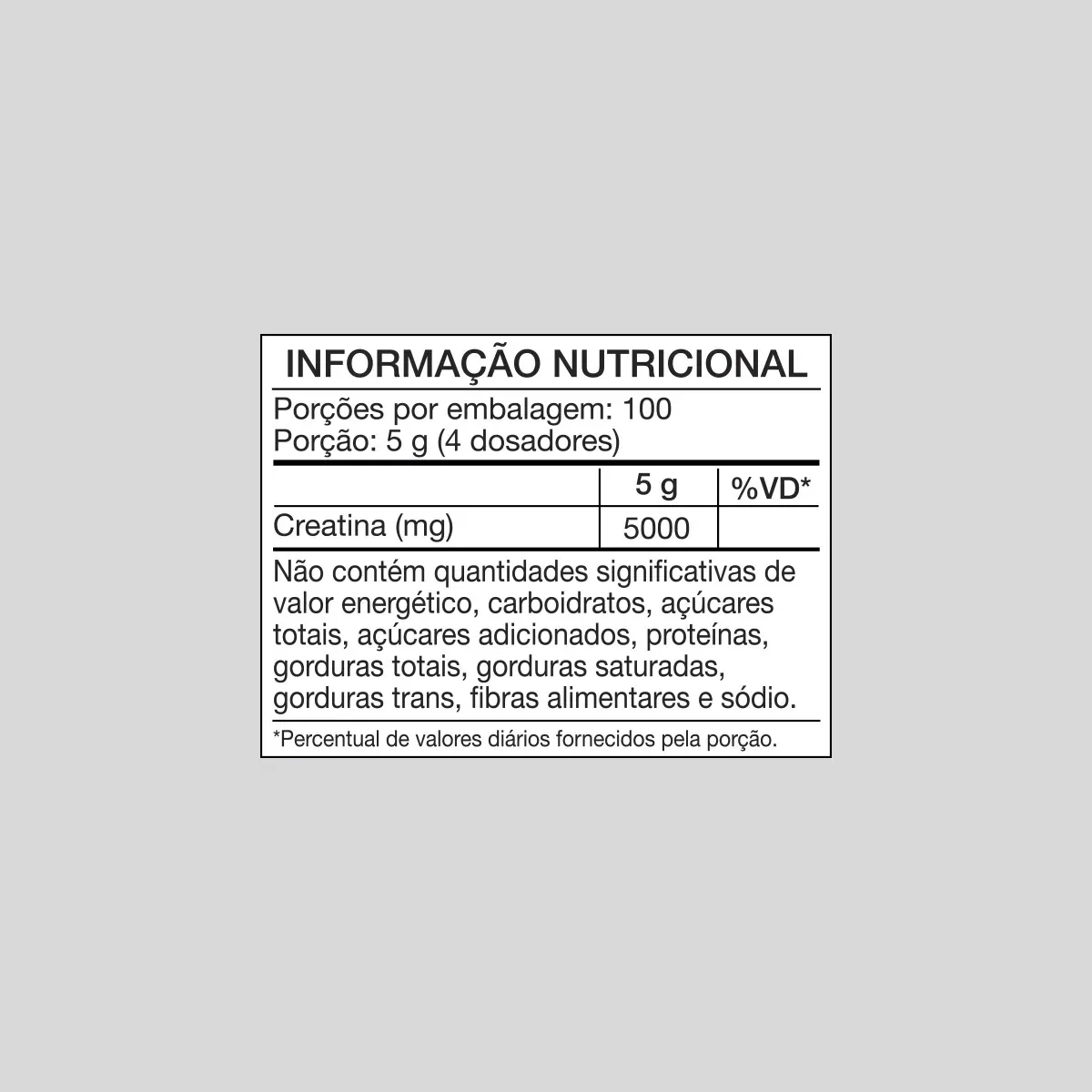 Creatina Monohidratada 500g Growth Supplements - Sem Sabor em Pó — foto 4 de 4