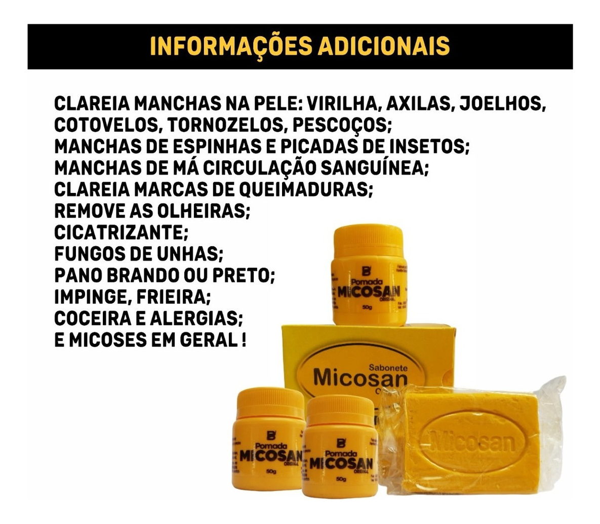 Micosan Pomada Clareadora Com 50 G Blogueiras Top - Essência Brasileira