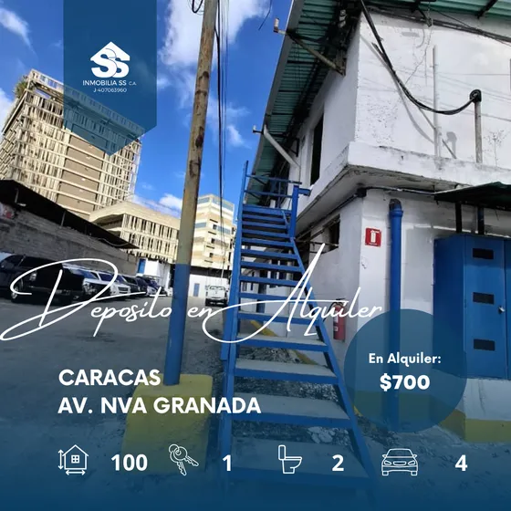 Se Alquila Depósito Céntrico En Caracas Sector Las Acasias 