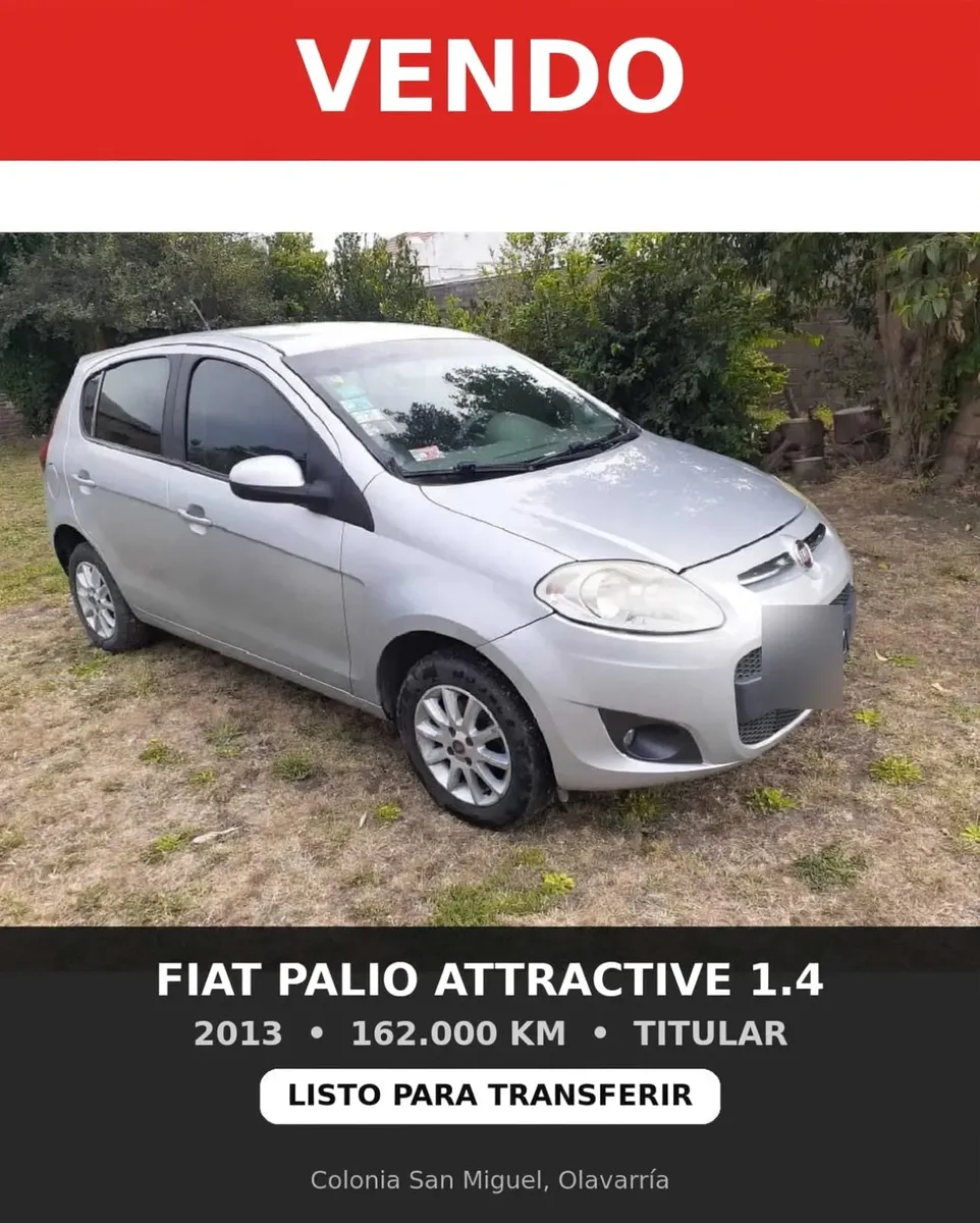 Fiat Palio 1.4 Attractive 85 hp
