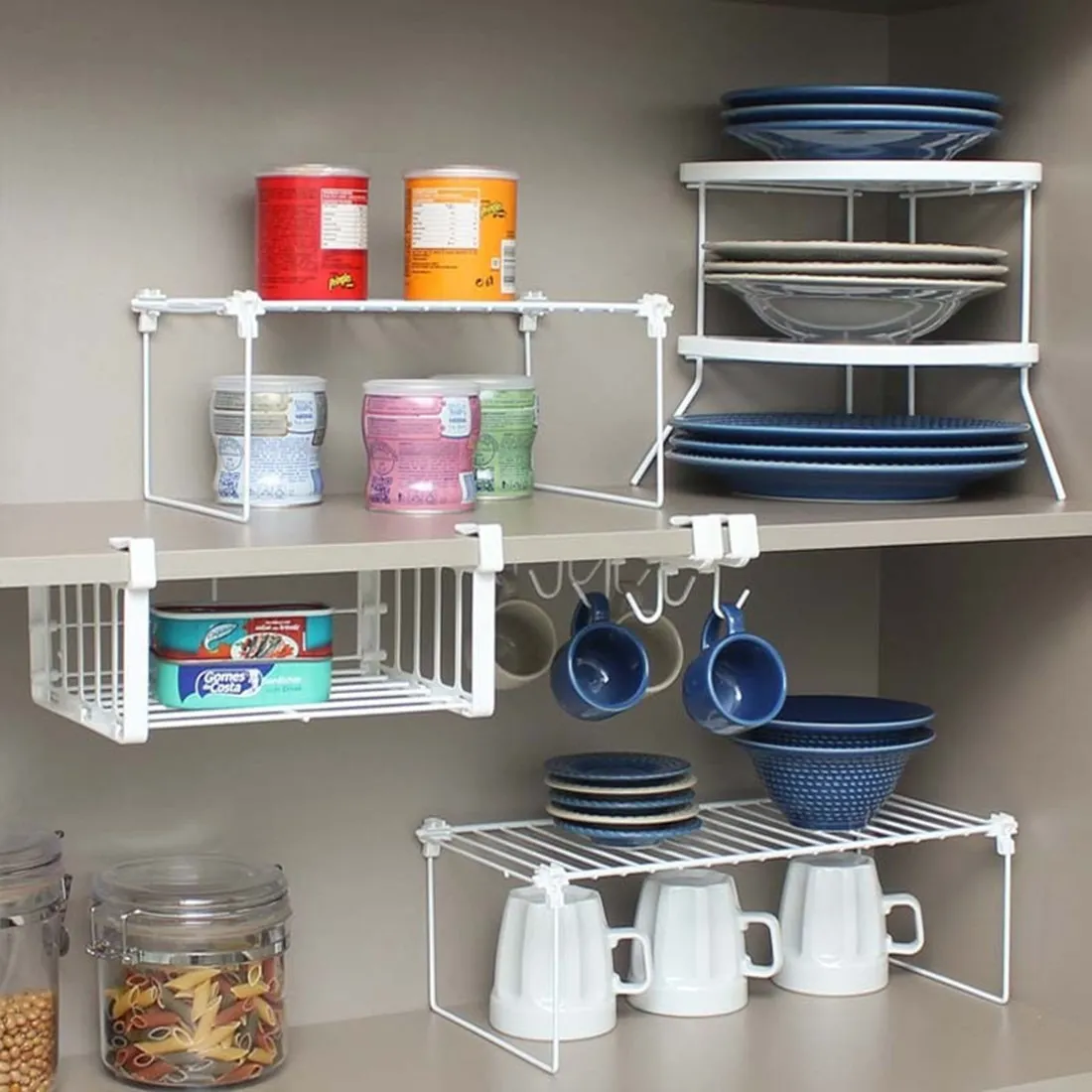 Organizador de armário de cozinha