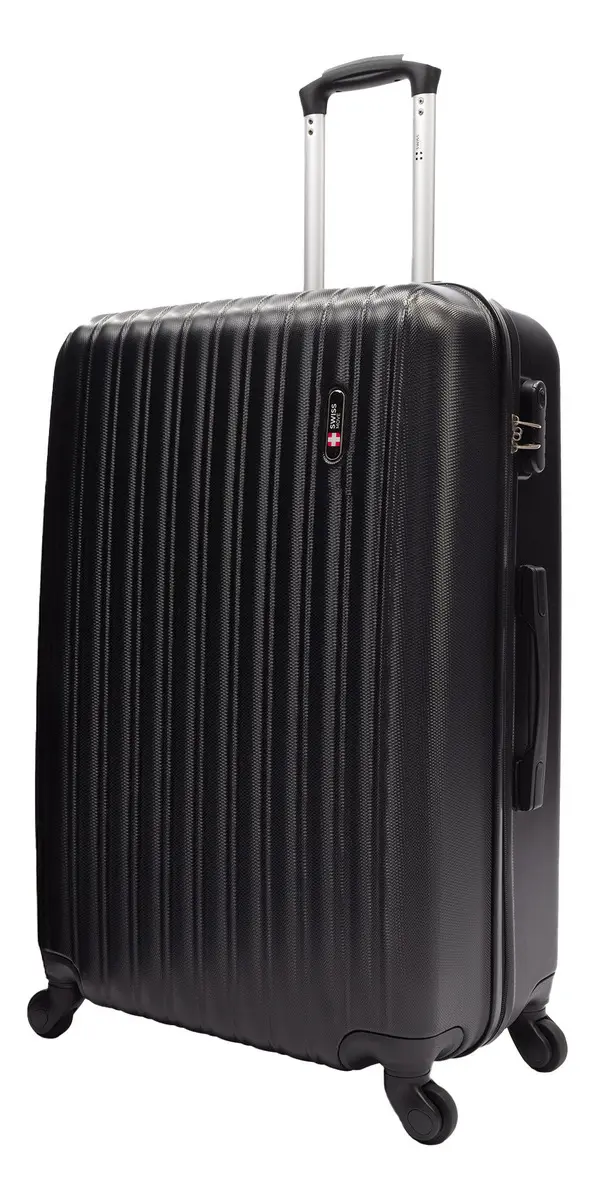 Mala de viagem 23kg média Londres Swiss Move Preto