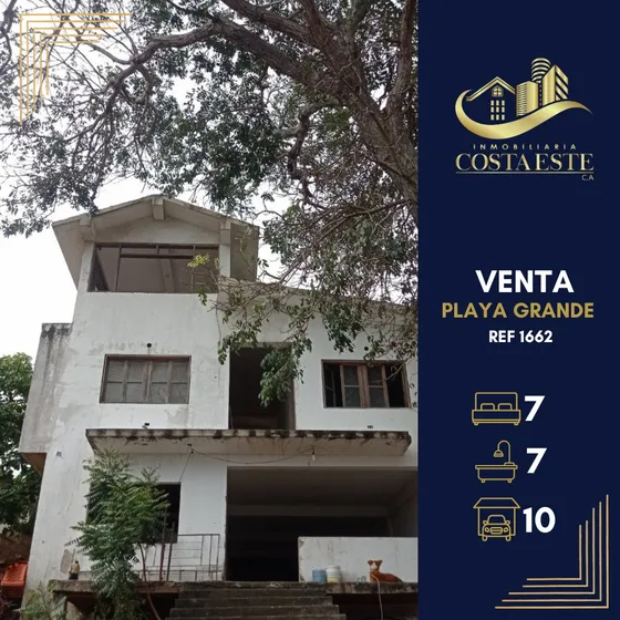 Venta Casa En Playa Grande Ref 1662
