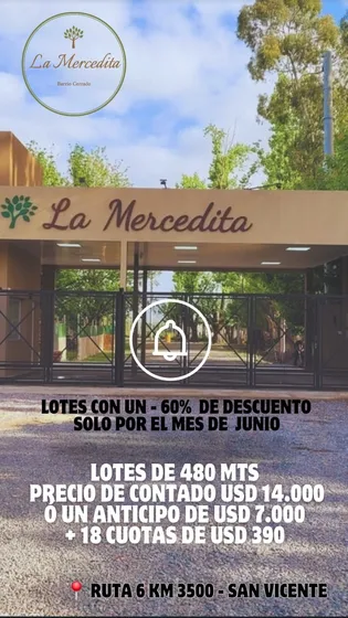 Barrio Cerrado En El Mejor Lugar De San Vicente 