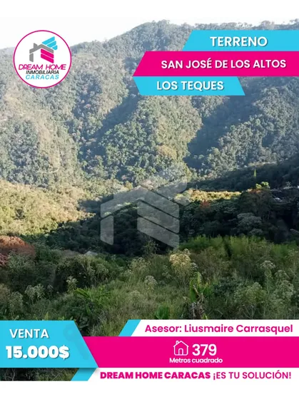 En Venta Terreno Ubicado En San José De Los Altos, Los Teques.