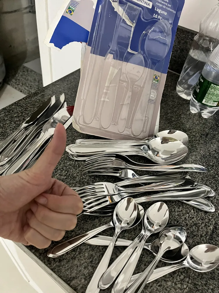 Jogo De Faqueiro Tramontina Inox 24 Peças Laguna - Imagem 4