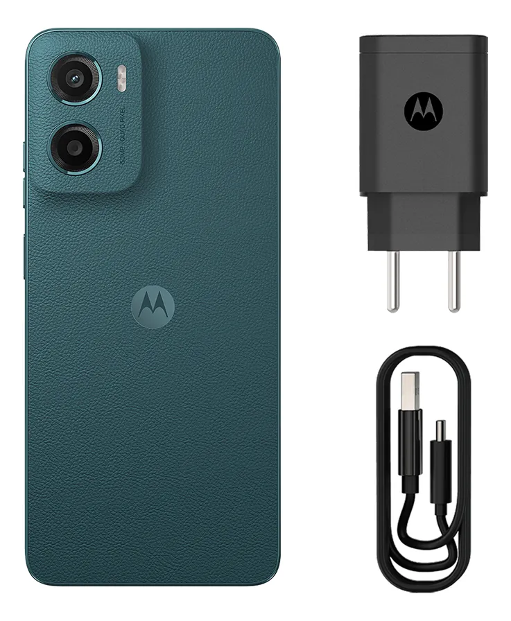 Smartphone Motorola Moto G05 - 256gb 12gb (4gb Ram + 8gb Ram Boost) E Camera 50mp Com Ai Bateria De 5200 Mah Tela 6.7 Com Superbrilho - Verde - Imagem 4