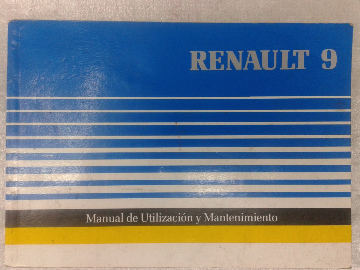 Manual De Utilizacion Y Mantenimiento Renault 9 | Mercado Libre