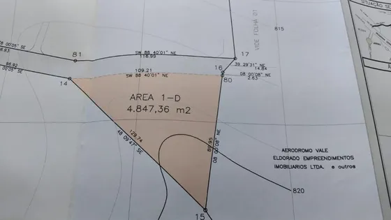 Excelente Terreno Na Divisa Com Aerodromo Vale Eldora