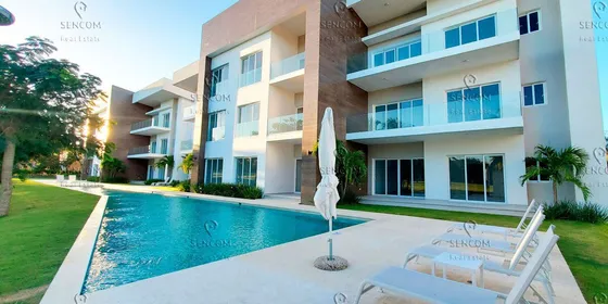 Nuevo Apartamento De 2 Habitaciones Con Vista Al Campo De Golf En Cocotal