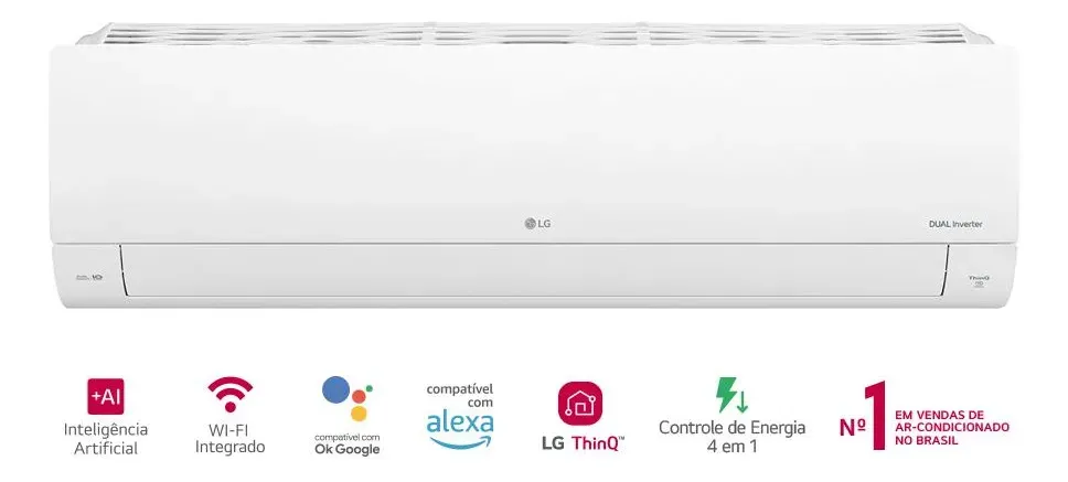 Ar-condicionado Hw LG Dual Inverter +ai Voice 12k R32 Fr 220 Branco