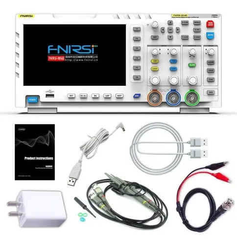 Osciloscópio E Gerador De Sinais Fnirsi 1014d Branco