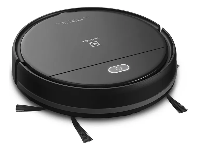 Robo Aspirador de Pó 2h20min bateria longa duração automático varre aspira passa pano Electrolux ERB10 bivolt preto sensor antiqueda