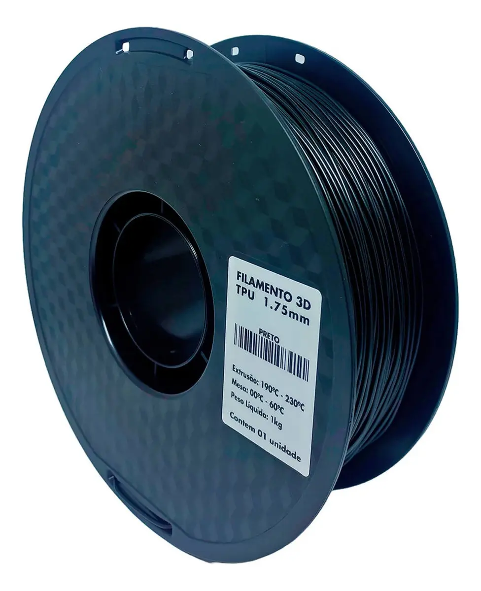 Masterprint TPU 1.75mm 1kg — Preto