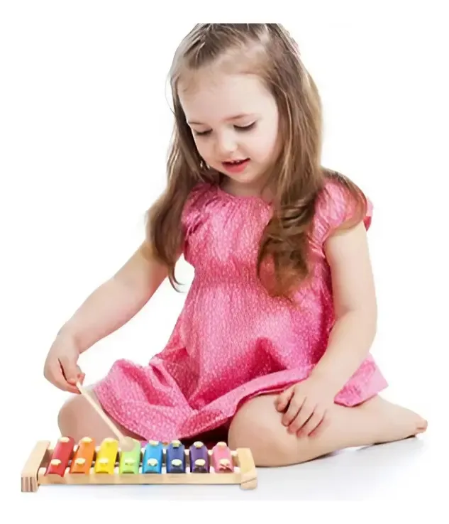 Xilofone Infantil C/ 8 Notas Colorido