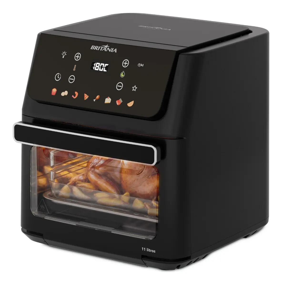 Fritadeira Air Fryer Oven Britânia 11 Litros 8 Funções 1800W BAF11A - Imagem 4