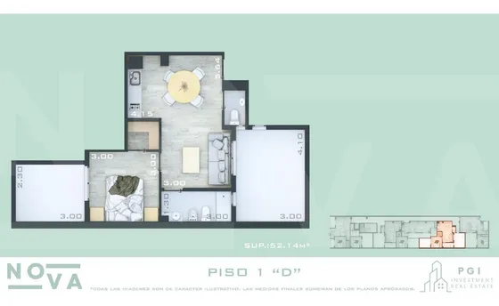 A Estrenar! Tu Hogar 2 Ambientes Con Doble Patio!