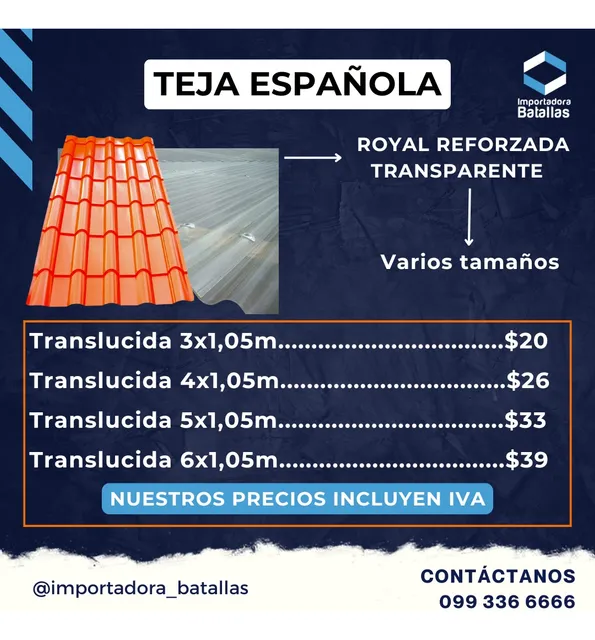 Extragrande Teja Trapezoidal Teja Generadores Eléctricos T9