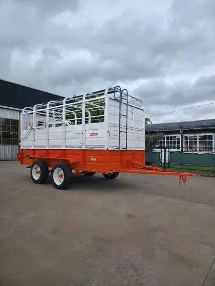 Acoplado Jaula 4 Metros Carro Vaquero Trailer Desmontable