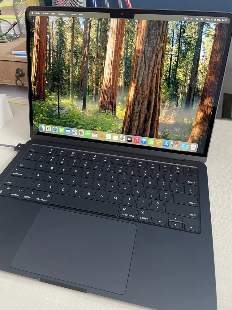 Apple MacBook Air 13.6 M2 8 núcleos 512gb Ssd 8gb Midnight