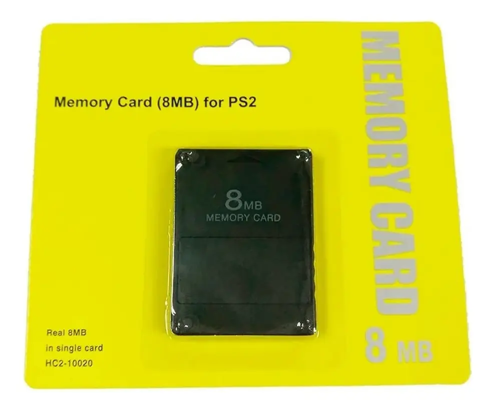 Cartão Memória 8mb Compatível Playstation 2 Ps2 Memory Card