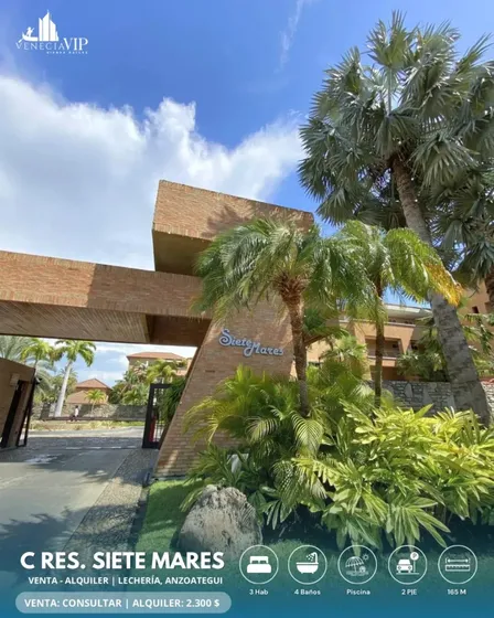 Solo Clientes Directos, En Alquiler Apartamento Planta Baja, Conjunto Residencial Siete Mares Lecheria