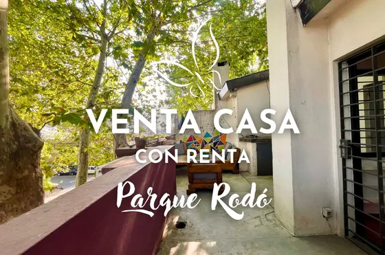 Venta Con Renta De Casa Ph Independiente En Parque Rodó Completamente Reciclada De 2 Dormitorios Y Garaje