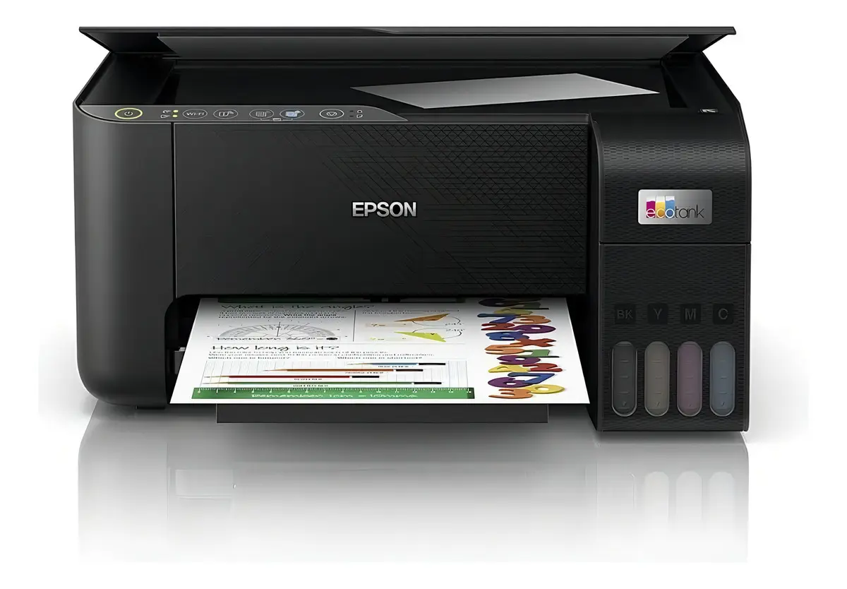 Impressora Multifuncional Cor Epson Ecotank L3250 Preto 127/220v