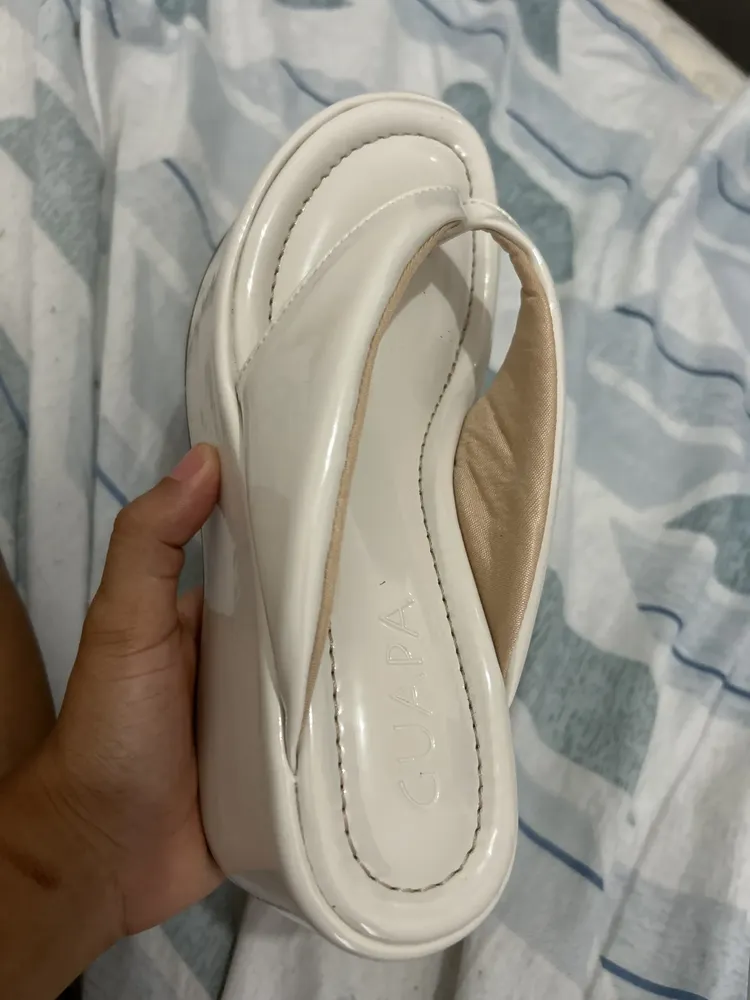 Tamanco Off White avaliação de cliente
