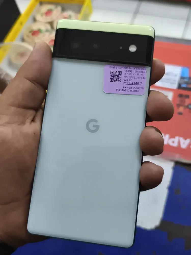 Google Pixel 6 128 GB sorta seafoam 8 GB RAM - Aceptable