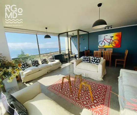 Departamento Vista Mar Papudo 3d/2b
