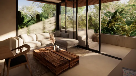 Departamento En Venta En Tulum, Quintana Roo, Zuná, En Aldea Zamá, Jungle View - Jacuzzi