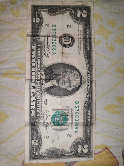 Se Vende Billete De 2 Dolares . Serie De 1976. 