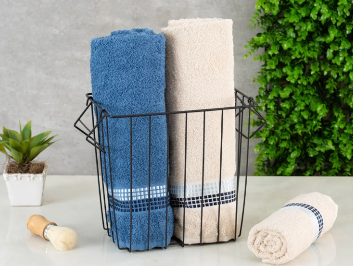 Kit Toalhas De Banho 3 Peças Dimer Casa In