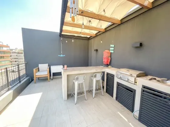 Arriendo Depto Duplex, Terraza En La Azotea, Sport Francés