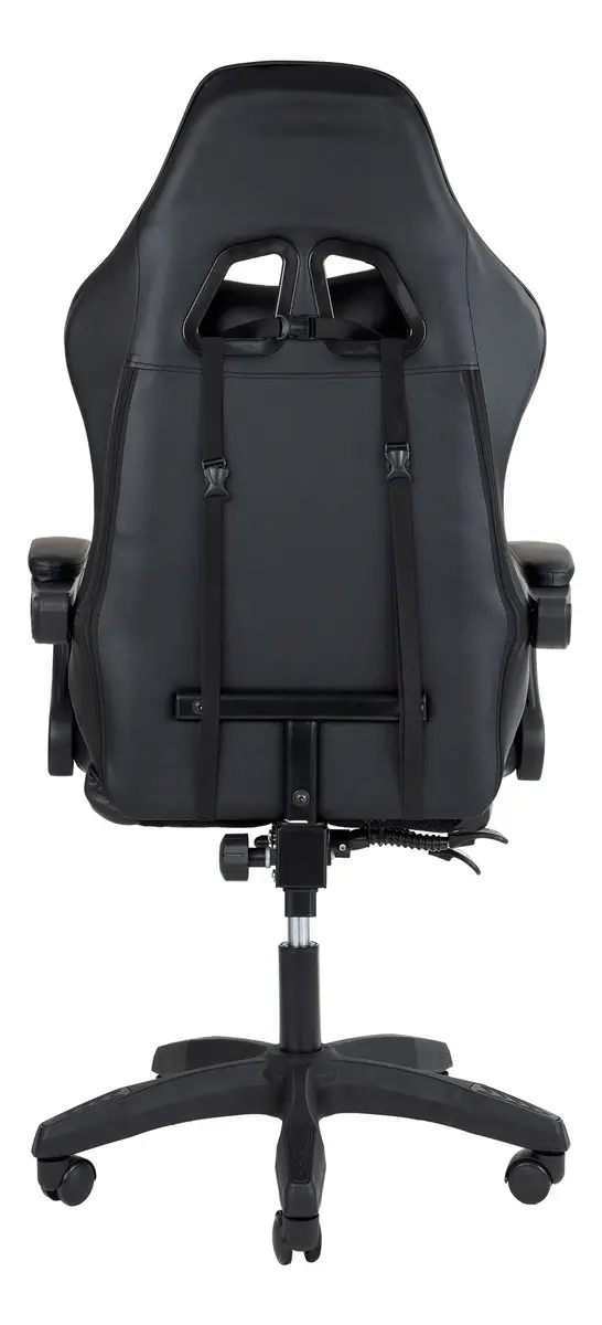 Cadeira Gamer Lancer Preta Healer Preto Couro Sintético