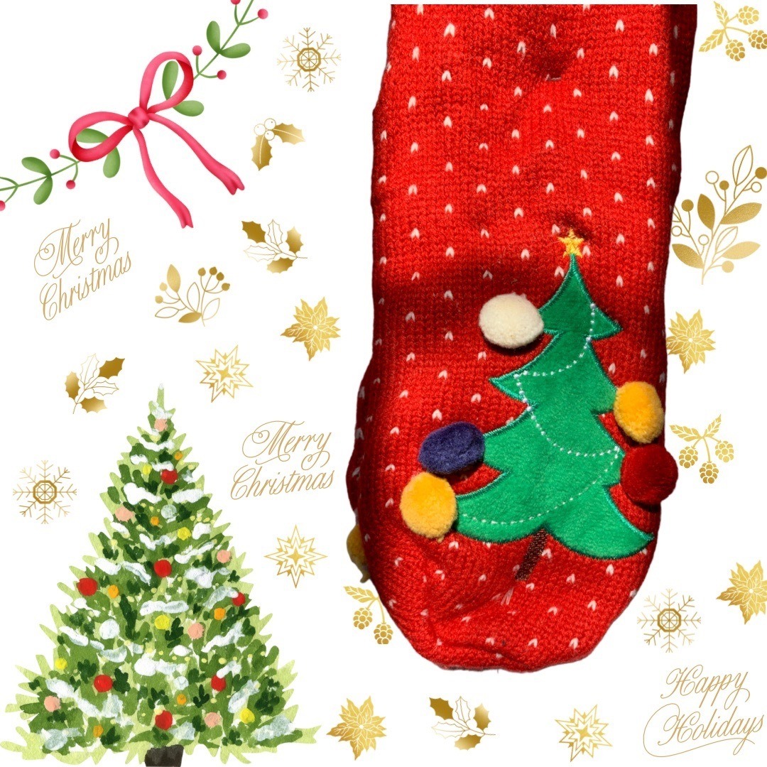 calcetas con peluche navideñas online