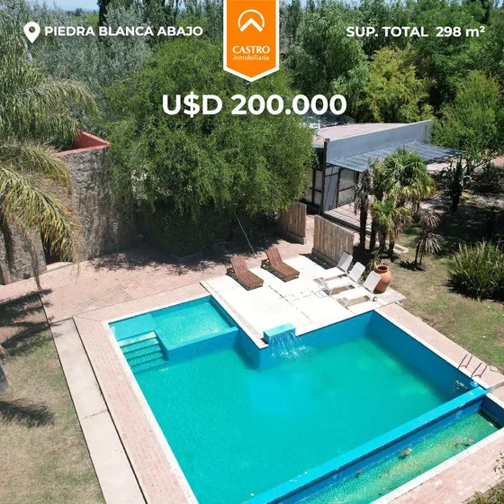 Casa 3 Dorm.   Depto   Piscina - Piedra Blanca, Villa De Merlo.