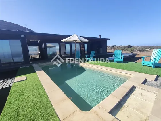Casa Nueva De 5d 3b Condominio Rocas Del Mar. Los Molles.